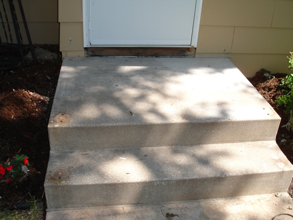 Concrete Steps Before Overlay